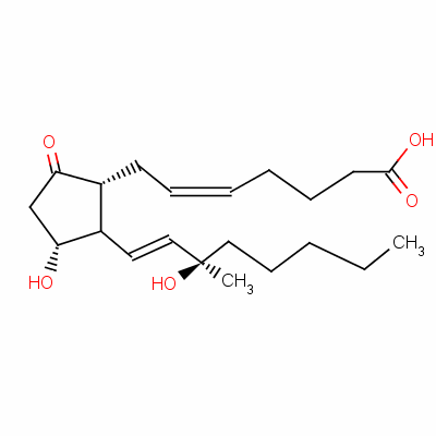 阿伯前列素结构式_55028-70-1结构式