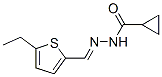(9ci)-环丙烷羧酸,[(5-乙基-2-噻吩)亚甲基]肼结构式_550308-57-1结构式