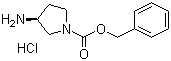 (S)-1-Cbz-3-氨基吡咯烷盐酸盐结构式_550378-39-7结构式