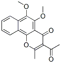 3-乙酰基-5,6-二甲氧基-2-甲基-4H-萘并[1,2-b]吡喃-4-酮结构式_55044-16-1结构式