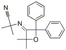 2-[(2,2-二甲基-4,4-二苯基氧杂环丁烷-3-基)氨基]-2-甲基丙腈结构式_55044-21-8结构式