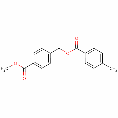 [4-(甲氧羰基)苯基]甲基对甲苯甲酸酯结构式_55044-52-5结构式