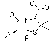 6-氨基青霉烷酸；6-APA结构式_551-16-6结构式