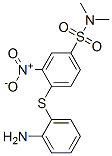 4-((2-氨基苯基)硫代)-N,N-二甲基-3-硝基苯磺酰胺结构式_5510-56-5结构式