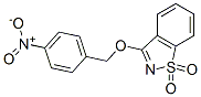 3-[(4-硝基苯基)甲氧基]-1,2-苯异噻唑 1,1-二氧化物结构式_55124-69-1结构式