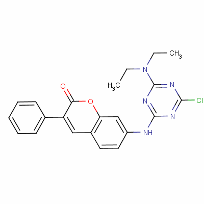 3,5-噻嗪-2-基]氨基]-3-苯基-2h-1-苯并吡喃-2-酮结构式_5516-22-3