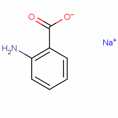 邻氨基苯甲酸钠结构式_552-37-4结构式