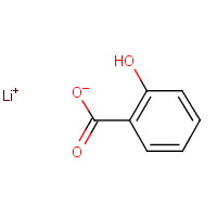 水杨酸锂结构式_552-38-5结构式