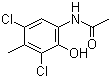 6-乙酰氨基-2,4-二氯-3-甲基苯酚结构式_55202-11-4结构式