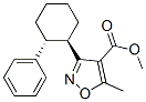 反式-(9ci)-5-甲基-3-(2-苯基环己基)-4-异噁唑羧酸甲酯结构式_55278-56-3结构式