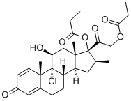 丙酸倍氯米松结构式_5534-09-8结构式