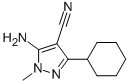 5-氨基-3-环己基-1-甲基-1H-吡唑-4-甲腈结构式_553672-05-2结构式