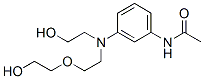 N-(3-((2-(2-hydroxyethoxy)ethyl)(2-hydroxyethyl)amino)phenyl)acetamide Structure,55379-83-4Structure