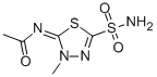 醋甲唑胺结构式_554-57-4结构式