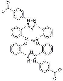 地拉罗斯高铁酸盐(III)三钾络合物甲醇盐水合物结构式_554445-58-8结构式