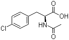 (S)-2-乙酰胺基-4-氯苯丙氨酸结构式_55478-55-2结构式