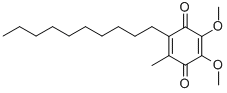 2,3-二乙氧基-5-甲基-6-癸基-1,4-苯醌结构式_55486-00-5结构式