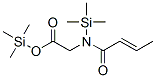 N-(1-氧代-2-丁烯)-n-(三甲基甲硅烷基)甘氨酸 三甲基甲硅烷基酯结构式_55557-28-3结构式