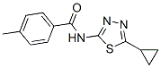 (9ci)-n-(5-环丙基-1,3,4-噻二唑-2-基)-4-甲基-苯甲酰胺结构式_556040-44-9结构式