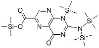 1,4-二氢-4-氧代-1-(三甲基甲硅烷基)-2-[双(三甲基甲硅烷基)氨基]-6-蝶啶羧酸 三甲基甲硅烷基酯结构式_55649-41-7结构式