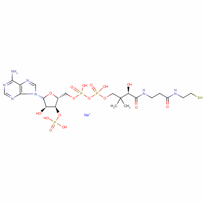 辅酶A三钠盐结构式_55672-92-9结构式