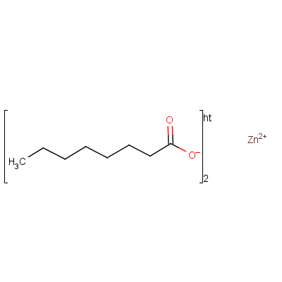 辛酸锌结构式_557-09-5结构式
