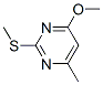 4-甲氧基-6-甲基-2-甲硫基嘧啶结构式_55749-33-2结构式