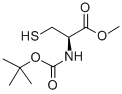 N-(叔-丁氧基羰基)-L-半胱氨酸甲酯结构式_55757-46-5结构式