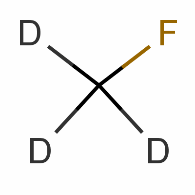 氟甲烷-D3结构式_558-21-4结构式