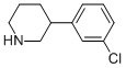 3-(3-氯苯基)哌啶结构式_55989-12-3结构式