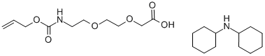 Alloc-8-amino-3,6-dioxaoctanoic acid dicyclohexylammonium salt Structure,560088-74-6Structure