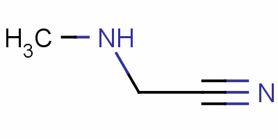甲基氨基乙腈结构式_5616-32-0结构式