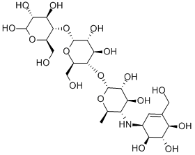 阿卡波糖结构式_56180-94-0结构式