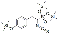[1-异硫代氰酰基-2-[4-(三甲基硅氧基)苯基]乙基]磷酸 双(三甲基甲硅烷基)酯结构式_56196-77-1结构式