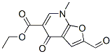 2-甲酰基-4,7-二氢-7-甲基-4-氧代-呋喃并[2,3-b]吡啶-5-羧酸乙酯结构式_562100-66-7结构式