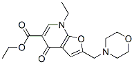 7-乙基-4,7-二氢-2-(4-吗啉甲基)-4-氧代-呋喃并[2,3-b]吡啶-5-羧酸乙酯结构式_562100-91-8结构式