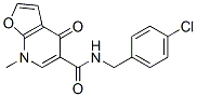 n-[(4-氯苯基)甲基]-4,7-二氢-7-甲基-4-氧代-呋喃并[2,3-b]吡啶-5-羧酰胺结构式_562101-74-0结构式