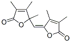 5-[[3,4-二甲基-5-氧代呋喃-2(5h)-基]甲基]-3,4,5-三甲基-2(5h)-呋喃酮结构式_56248-63-6结构式