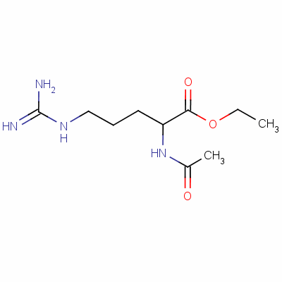 N2-乙酰基-L-精氨酸乙酯结构式_56296-83-4结构式