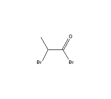 2-溴丙酰溴结构式_563-76-8结构式