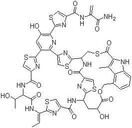 那西肽结构式_56377-79-8结构式