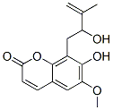 7-羟基-8-(2-羟基-3-甲基-3-丁烯)-6-甲氧基-2H-1-苯并吡喃-2-酮结构式_56474-99-8结构式