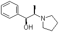 (1S,2r)-1-苯基-2-(1-吡咯烷)-1-丙醇结构式_56571-91-6结构式