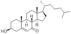 7-酮基胆固醇结构式_566-28-9结构式
