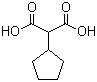环戊基丙二酸结构式_5660-81-1结构式