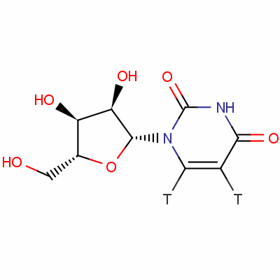 Uridine-5 6-3h Structure,56654-40-1Structure