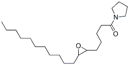 1-[5-(3-十一基环氧乙烷-2-基)戊酰基]吡咯烷结构式_56666-43-4结构式