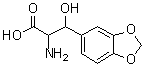2-Amino-3-(1,3-benzodioxol-5-yl)-3-hydroxypropionic acid Structure,56672-56-1Structure