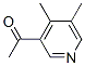 (9ci)-1-(4,5-二甲基-3-吡啶)-乙酮结构式_56704-28-0结构式