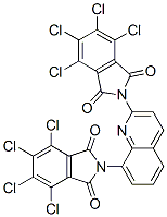 2,2-(2,8-喹啉二基)双[4,5,6,7-四氯-1H-异吲哚-1,3(2H)-二酮]结构式_56731-19-2结构式
